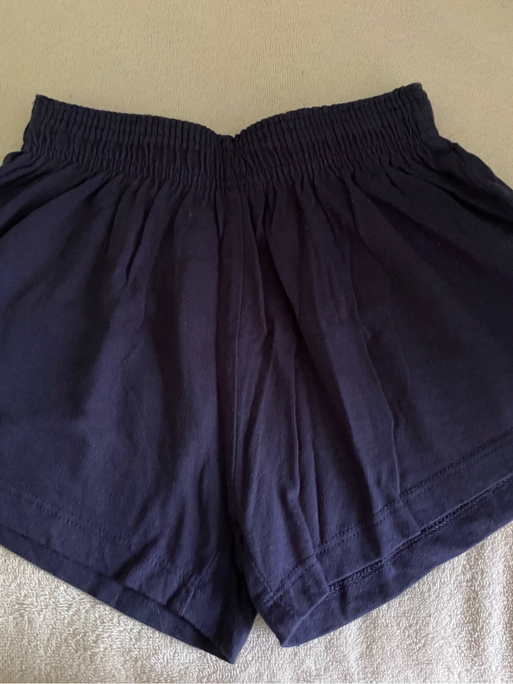 Girls Elastic waist Navy Shorts